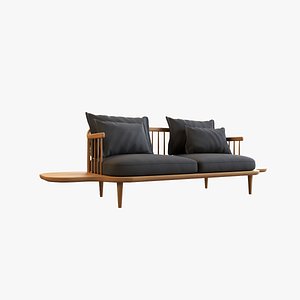 Fly Double Sofa V2 3D model