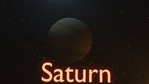 3D model Saturn 3D model