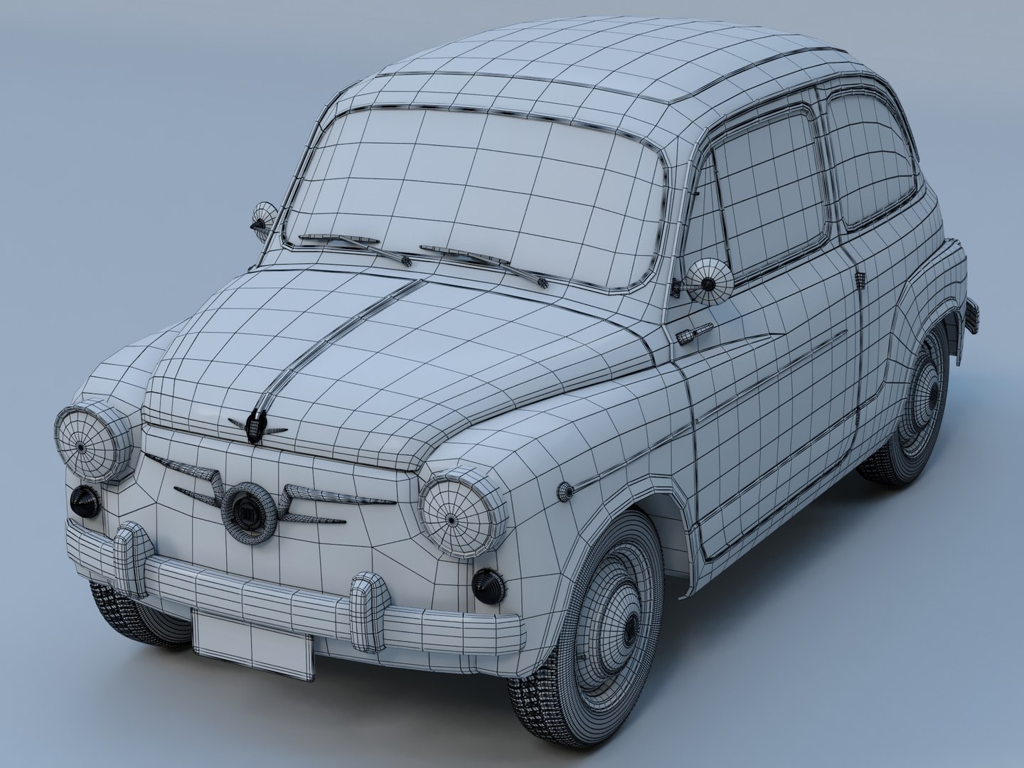 SEAT 600 - 3D model by JoséÁngel_GC (@j.a2001.n11) [a173381]