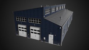 Industrial Building 3D model