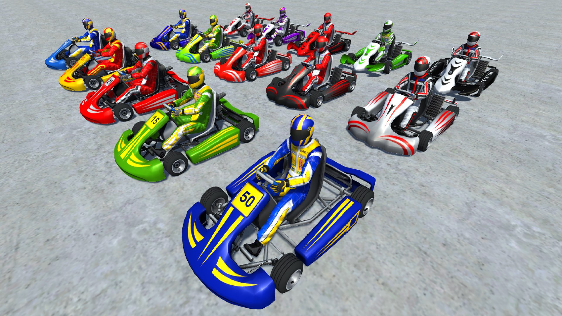Player kart kar model - TurboSquid 1680822