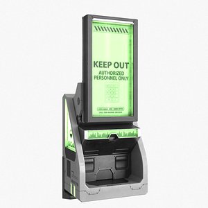 3D model Sci Fi Scanner Display v4