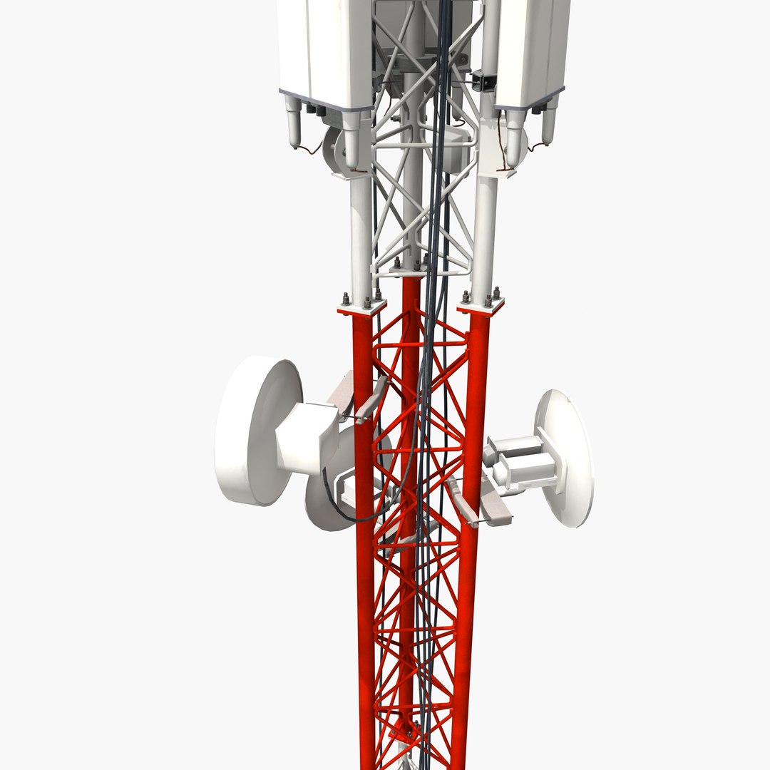 3ds Max Cell Antenna Tower