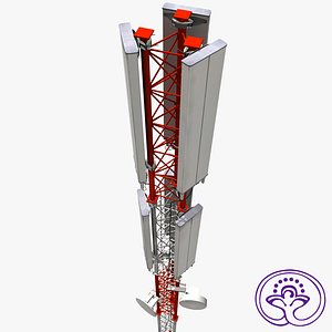 3ds max cell antenna tower