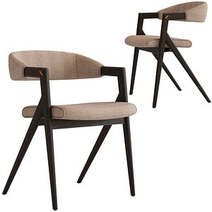 3D Coco Republic Paolo Dining Chair model