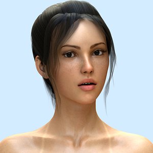 Realistic Woman Naked with Tan lines