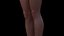 Realistic Woman Naked with Tan lines 3D model