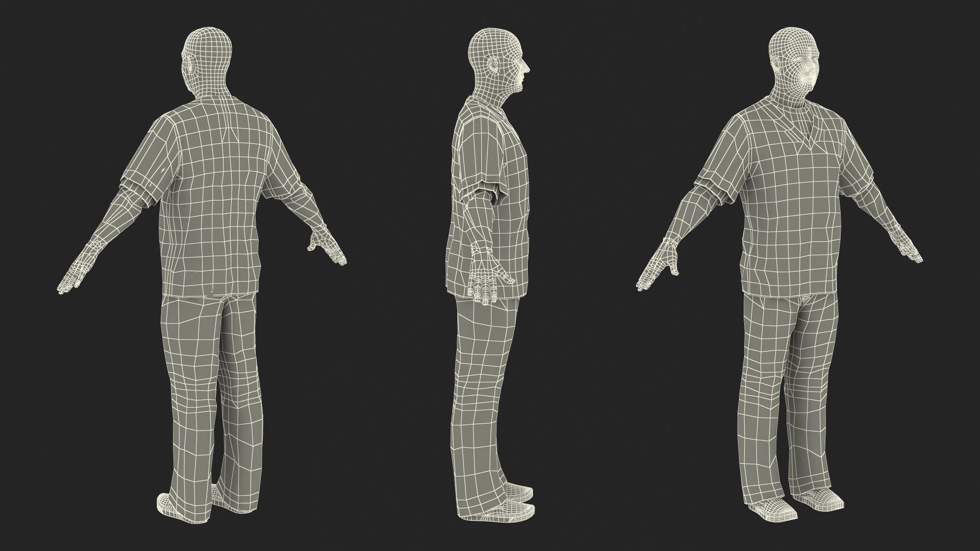 3D Model Male Prisoner - TurboSquid 2363070