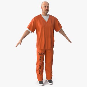 3D model Male Prisoner