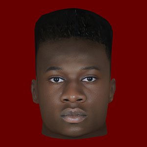 Andre Onana Head - Low poly head for game 3D model