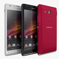 Sony Xperia SP Red, White and Black Smartphones