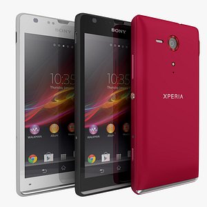 Sony Xperia SP Red, White and Black Smartphones