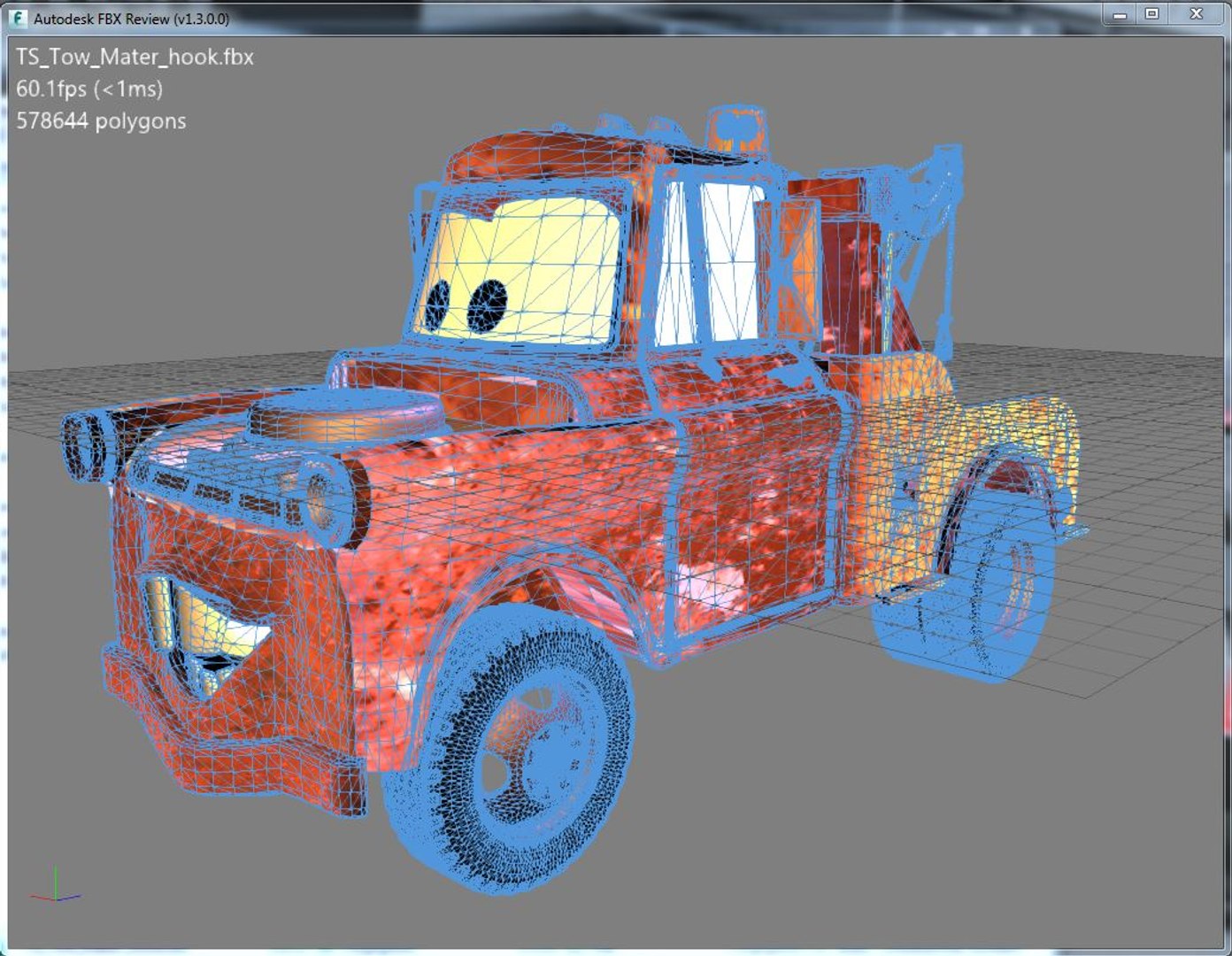 Tow Mater CARS Modelo 3D - TurboSquid 612280