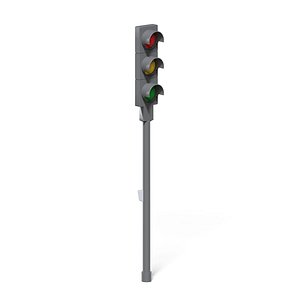 3D traffic lights model
