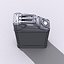 old canister 3d model