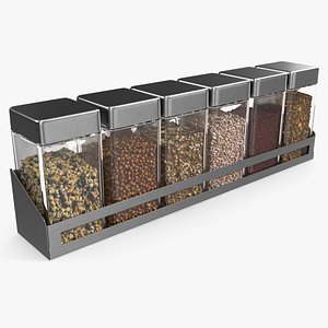 Kitchen Seasoning Jar Rack