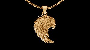 wing eagle pendant