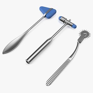 Professional Neurological Examination Tools Set