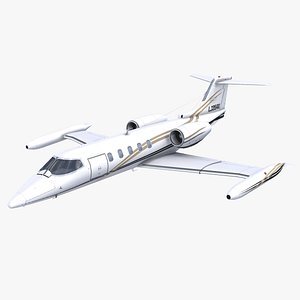 3D Learjet 35 model