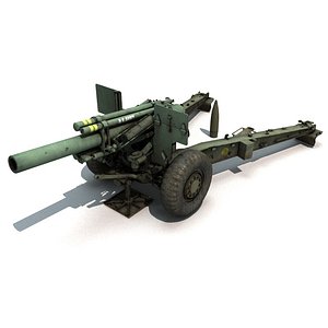 cannon m114 3D model