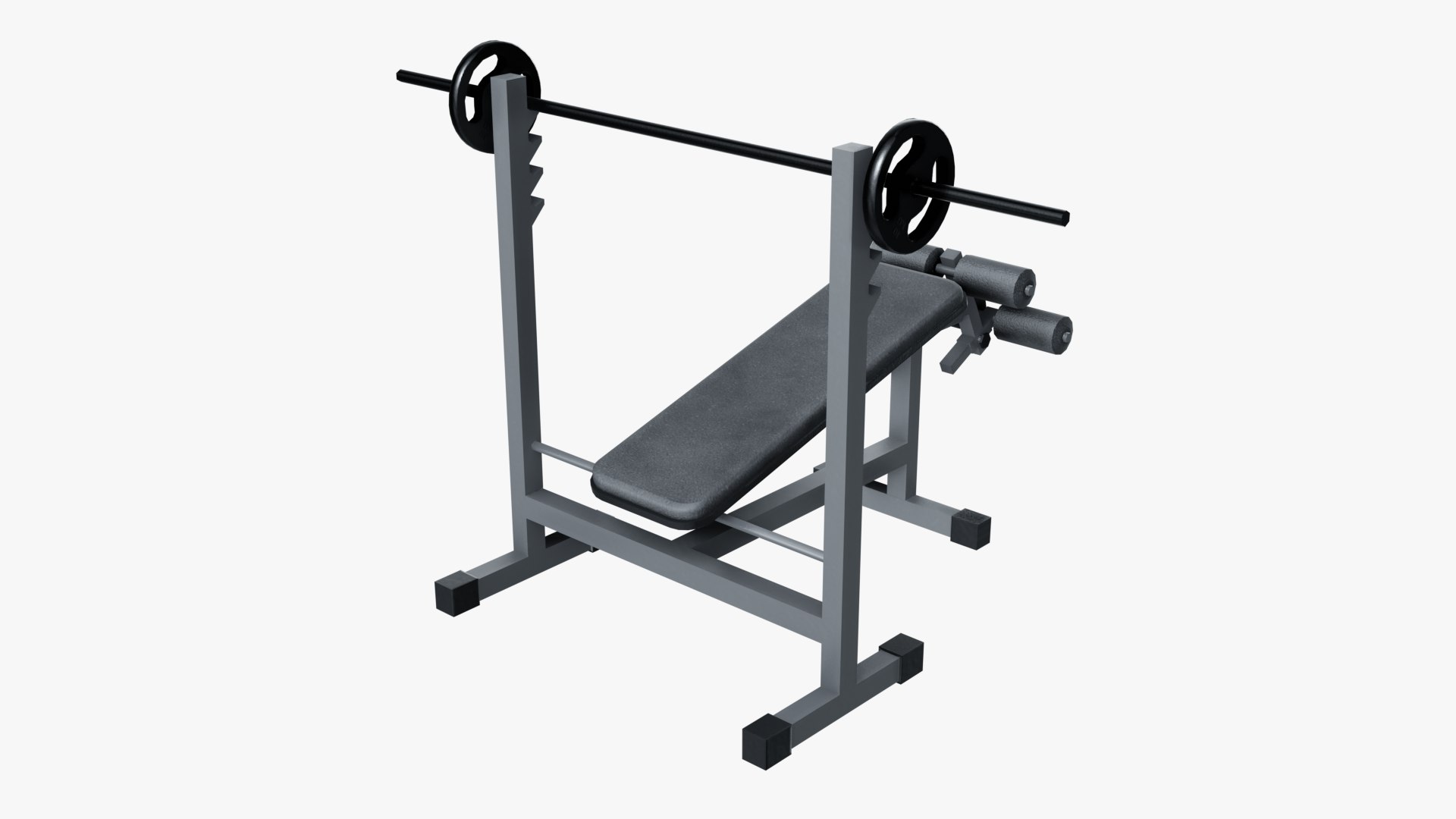 3D model Declined Bench Press - TurboSquid 1818902