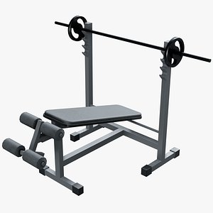 3D model Declined Bench Press