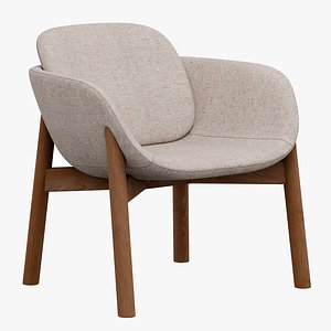 Name Oliv Timber chair 3D model