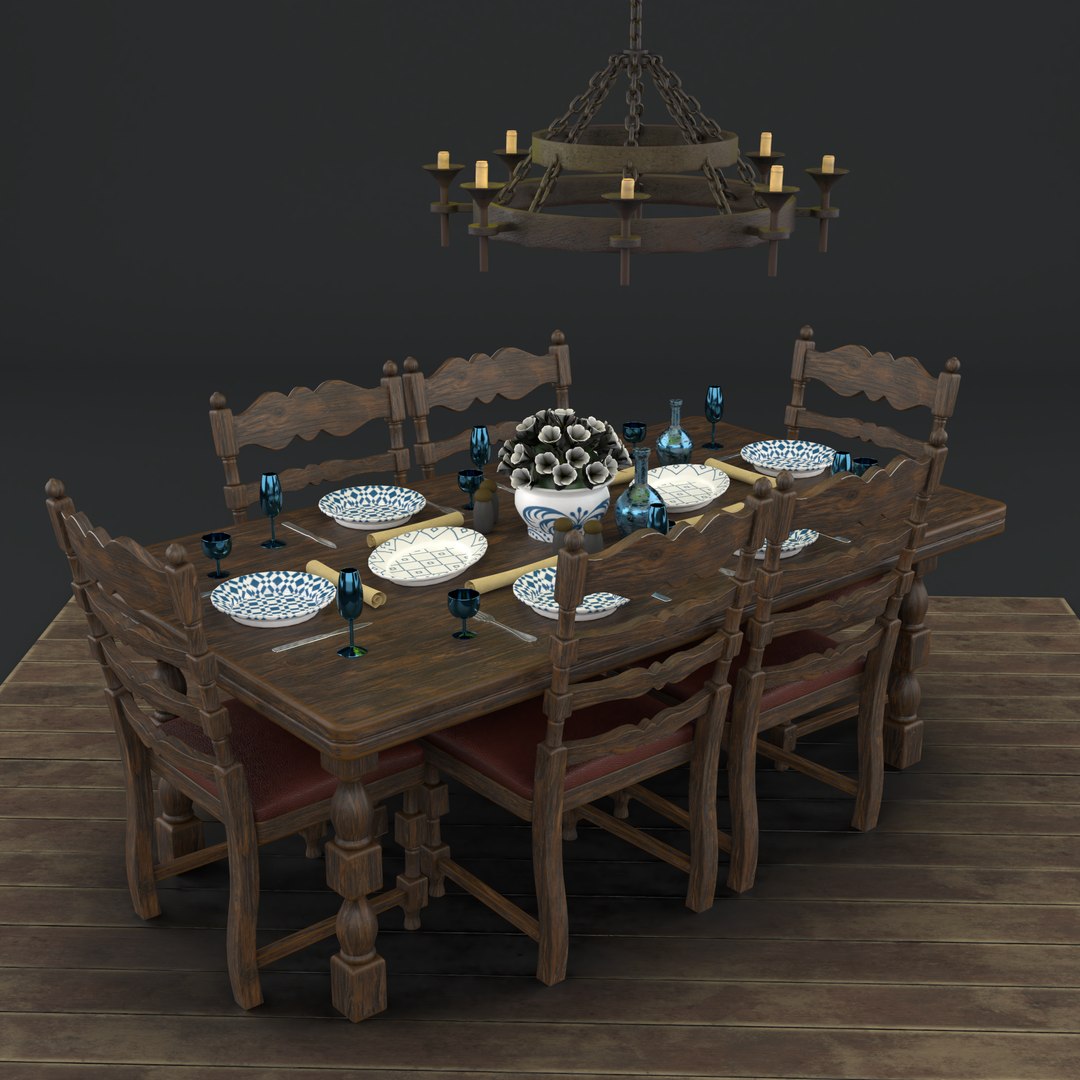 medieval dining room