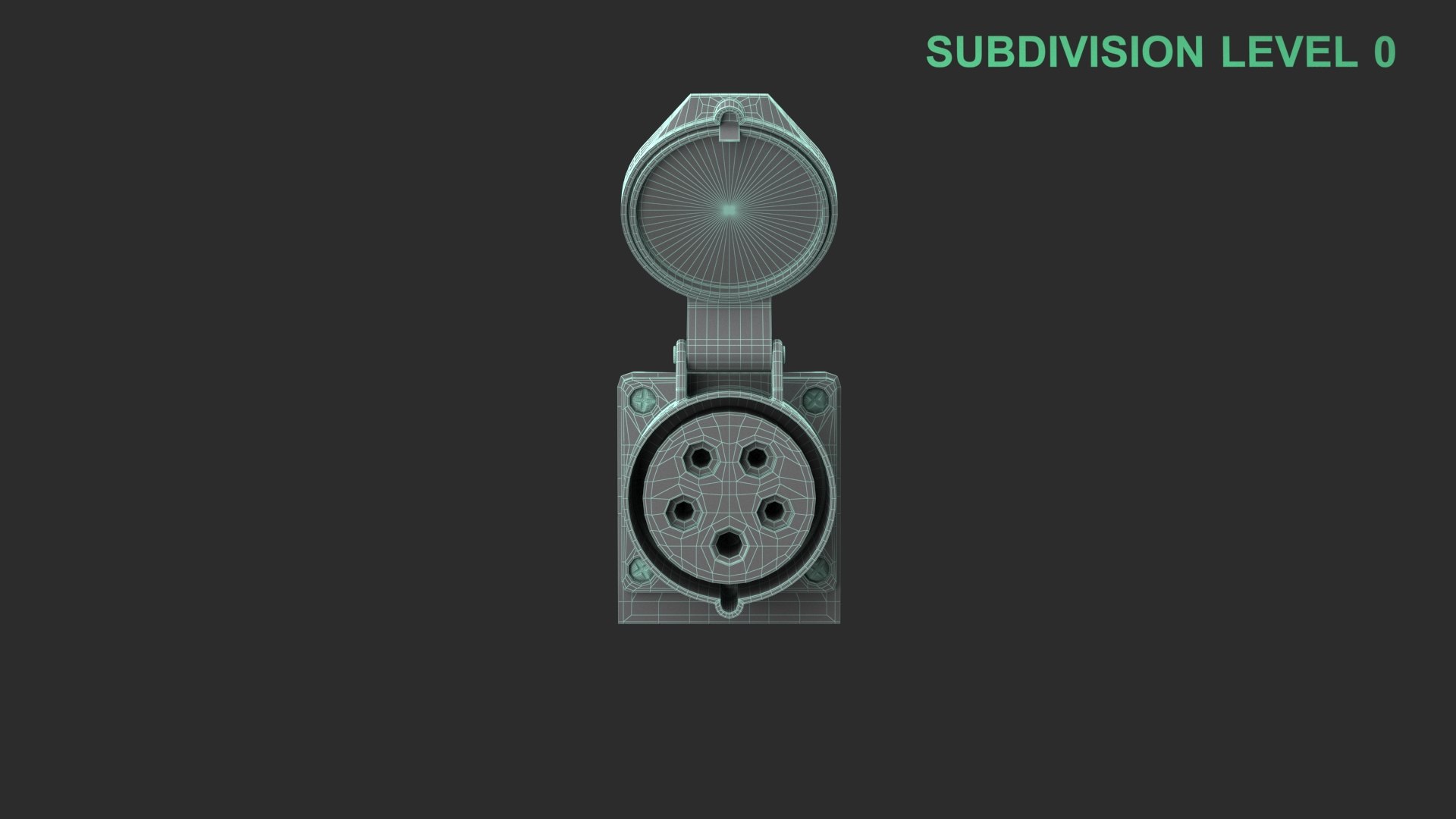 3D Three Phase Socket https://p.turbosquid.com/ts-thumb/sh/qB2Q4c/le/wireframe_0008/jpg/1758782576/1920x1080/fit_q87/999cd7a0abbf635889dd9e19d626f297eb975d73/wireframe_0008.jpg