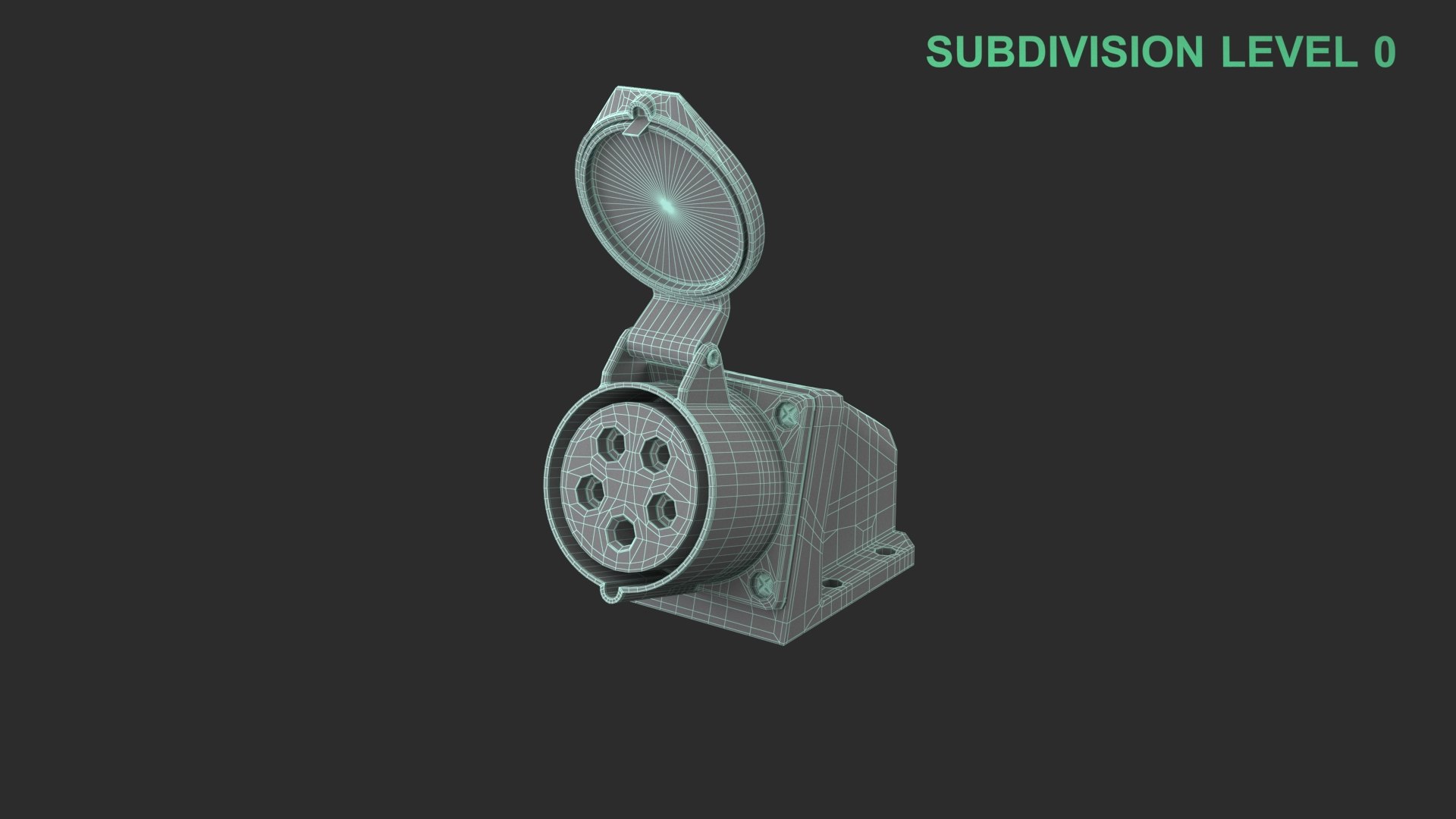 3D Three Phase Socket https://p.turbosquid.com/ts-thumb/sh/qB2Q4c/sA/wireframe_0007/jpg/1758782575/1920x1080/fit_q87/0f41075c659076ced21e59945eca0ccda2ffc103/wireframe_0007.jpg