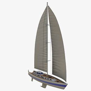 3d sailing yacht model