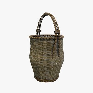3D Medieval Fruit Basket 01