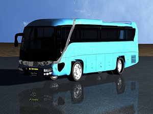 bus 3d max