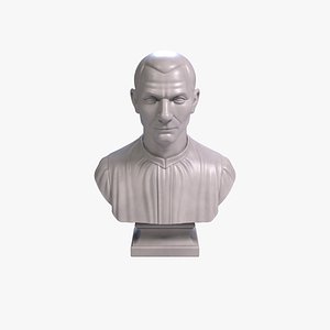 Niccolo Machiavelli Bust Renaissance Political Philosopher 3D Printable STL File