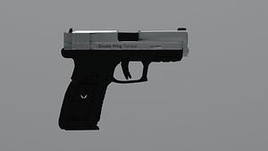 Semi-Auto Pistol w/ two-tone finish