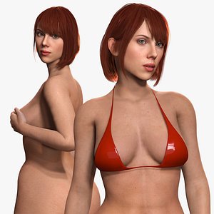 Scarlett- Realistic Woman Hd Ready To Render