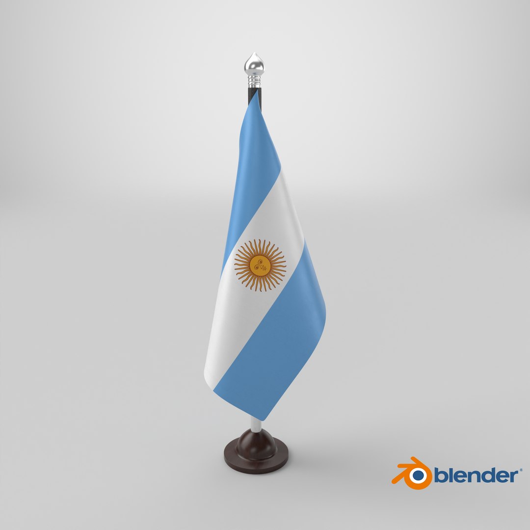 Argentina Flag Stand 3D model https://p.turbosquid.com/ts-thumb/si/9YJWXx/fK/stemcell_blender_cycles_render/png/1767224606/1920x1080/fit_q87/bbc2a94b967c7f989af6895319f89ed2278a3743/stemcell_blender_cycles_render.jpg