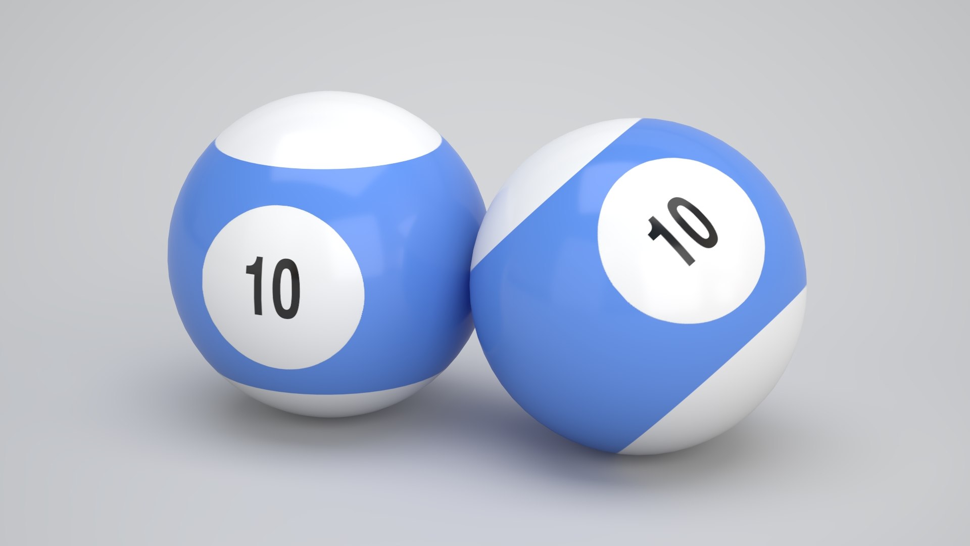 Pool Snooker Ball Number 10 - TurboSquid 2397295