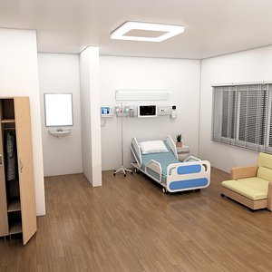 3D model Patient Room 8K