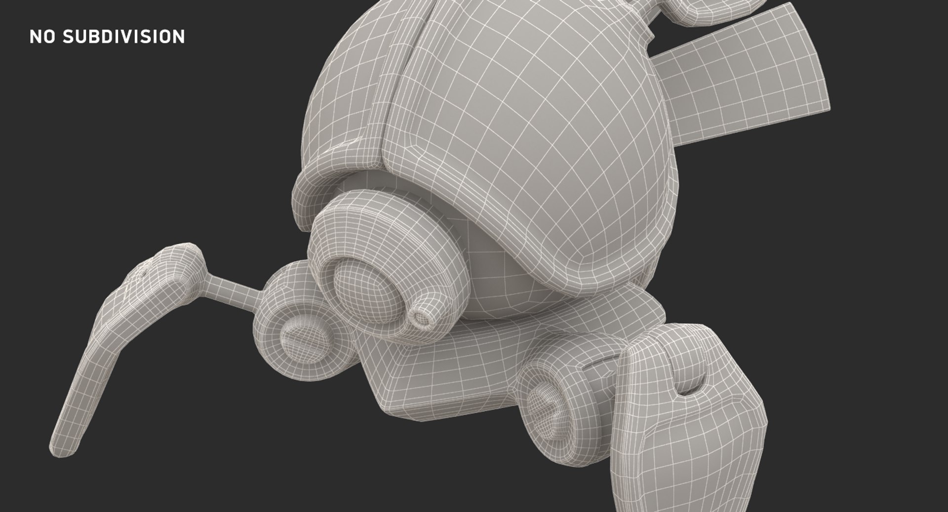 3D model robot scout https://p.turbosquid.com/ts-thumb/si/D9gWSg/4V8Smf6K/wireframe_2/png/1503740095/1920x1080/fit_q87/7b8d709e23db16c8b72a7c3445d60f8b2d8101d9/wireframe_2.jpg
