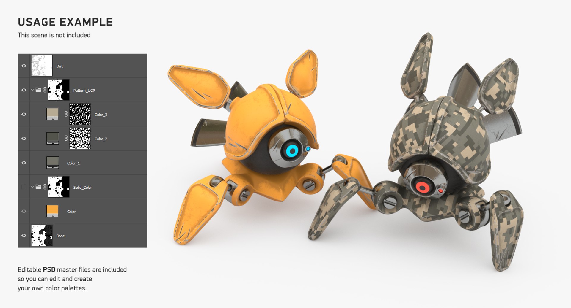 3D model robot scout https://p.turbosquid.com/ts-thumb/si/D9gWSg/GjY3I1D8/colors/png/1503740170/1920x1080/fit_q87/cc70d09d89b0fe01a3dae5e6d898447dee9ab575/colors.jpg