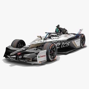 Jaguar Racing Formula E 2026 Season 12 Gen3 Race Car 3D model