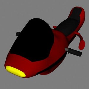 3d model rocket