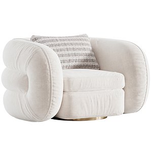 Verona Soffgrupp Armchair 3D