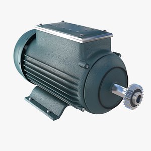 Stationary Electric Motor 3D Model $39 - .3ds .fbx .obj .max - Free3D