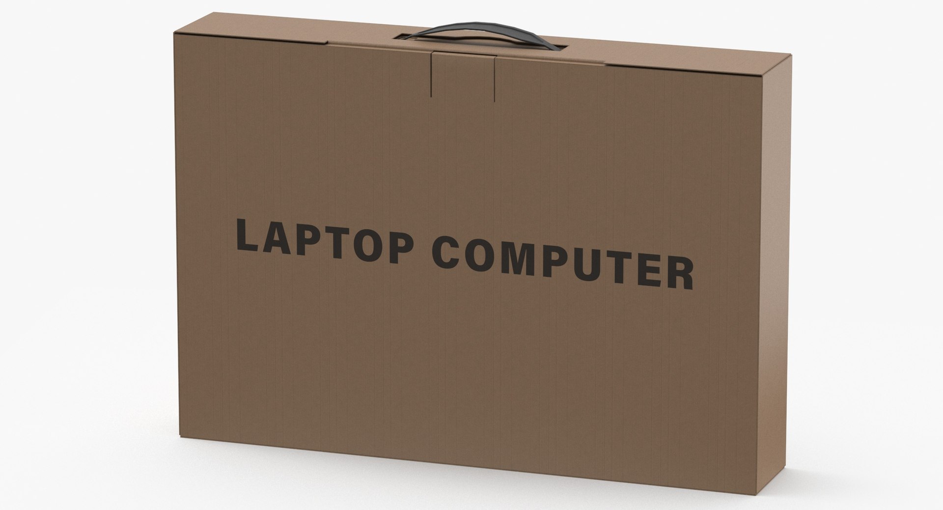 Computer Laptop Type 03 Device and Box Clean and Generic Label model ...