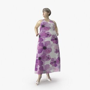 3D model size mannequin 01 pose