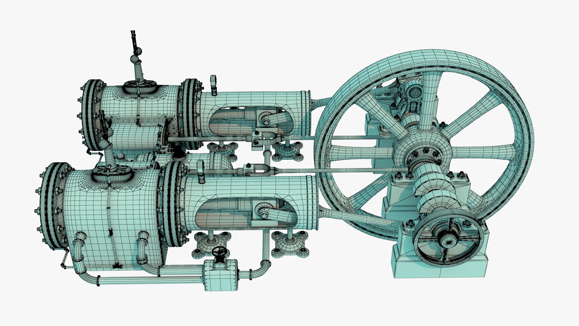 Steamengine With Animation 3D Model - TurboSquid 1880858