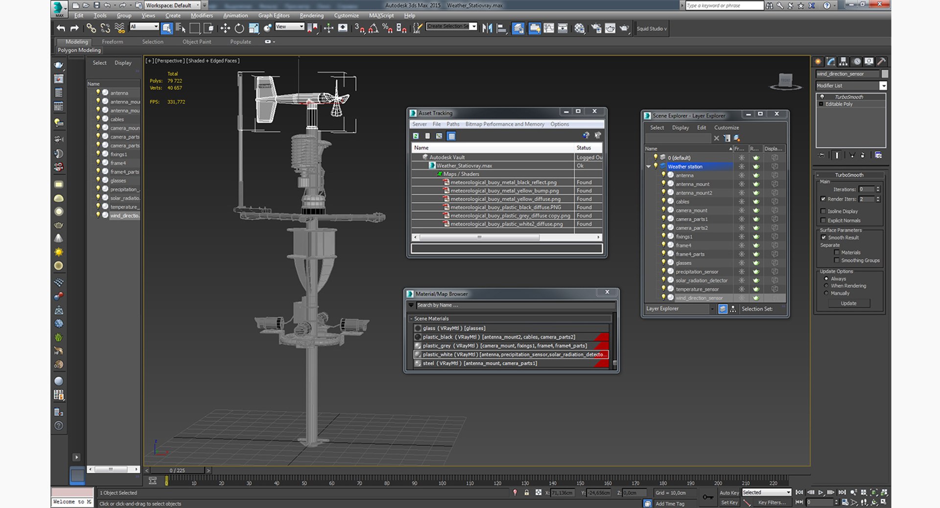 3D Weather Station Model - TurboSquid 1271759