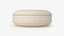 Creste Ivory Pillbox Throw Pillow